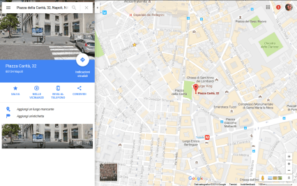 mappa piazza carità